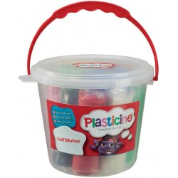 Toys - Games - Plasticine -  8 sticks of plasticine in bucket - age 3yr plus 