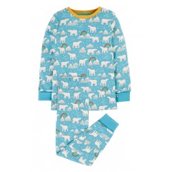 Pyjamas - Frugi - Sundown - Winter tales - polar bears and rainbow - UNISEX