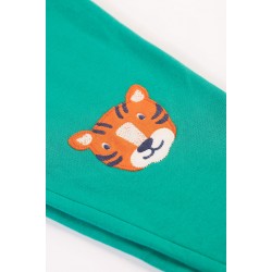 Trousers - Crawlers - ANIMALS - Frugi - Tiger and Giraffe - Iguana green