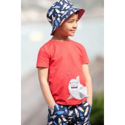 Sun and swim - Hat - Frugi - REVERSIBLE - Russ - Surf Time  - last size