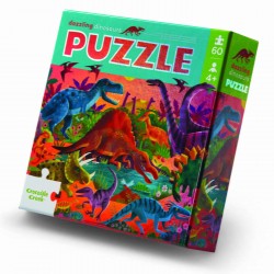 Toys - Jigsaw and Puzzles - Dinosaurs - Dazzling - 60 Piece Holographic Foil Puzzles