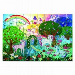 Toys - Jigsaw and Puzzles - Unicorns - Sparkling - 60 Piece Holographic Foil Puzzles