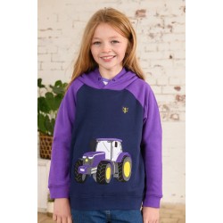 Hoody - TRACTOR - JILL - Purple Sweatshirt - last size