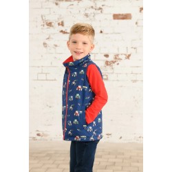 Gilet - Alex - FARM - NAVY - Tractor with red lining  - last two