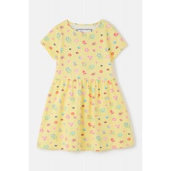 Dress - MARNIE - Yellow - Spring Garden