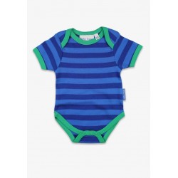 Babygrow set - DINOSAURS - Toby Tiger - DINOSAURS - Green and blue stripe - Babygrow, Body Vest and Hat 